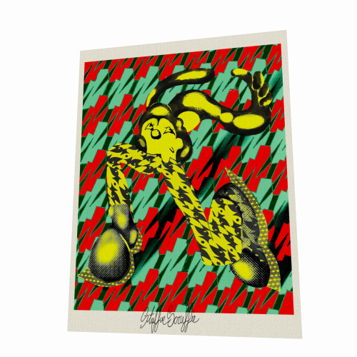 Cool Rabbit-boy - Impresión Fine Art firmada