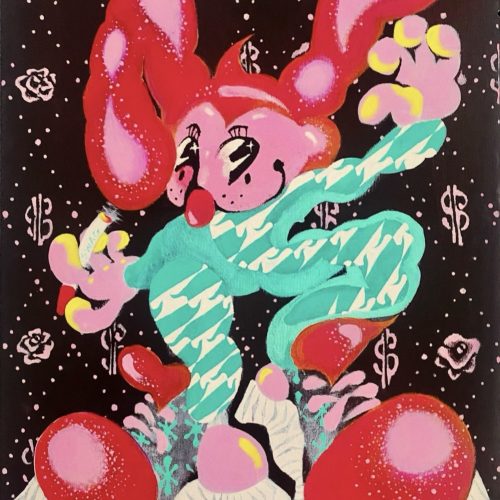 Bunny Swag Guy - Lienzo sin marco