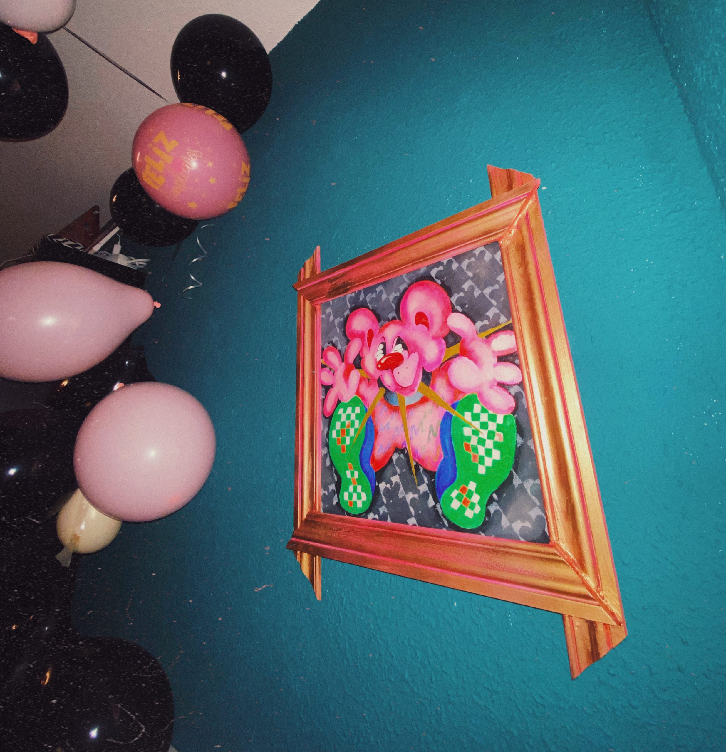 Care Bear From Pyrus Malus - Lienzo con marco artesanal - Imagen 2