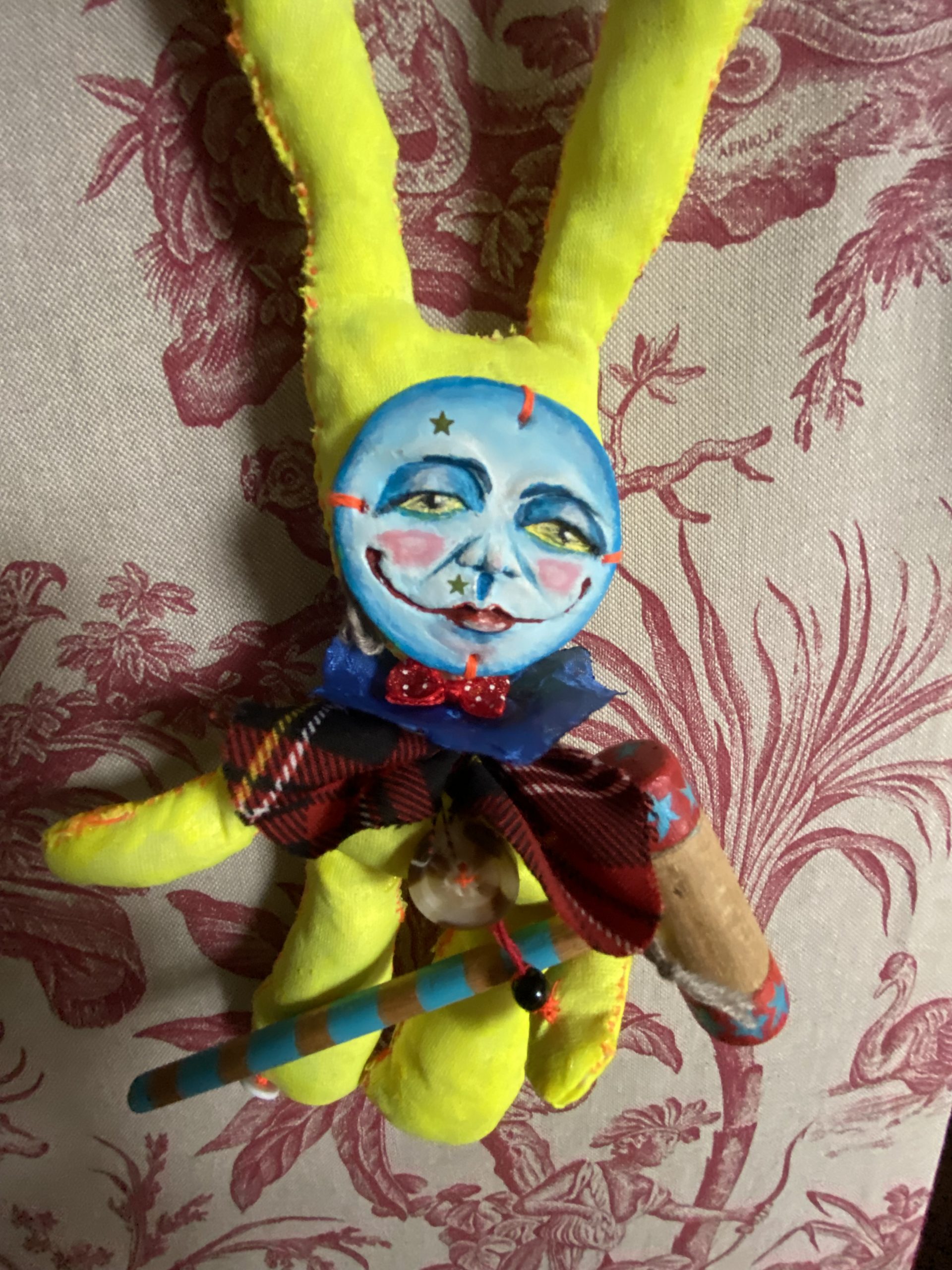 Bunny clown teddy - Imagen 2