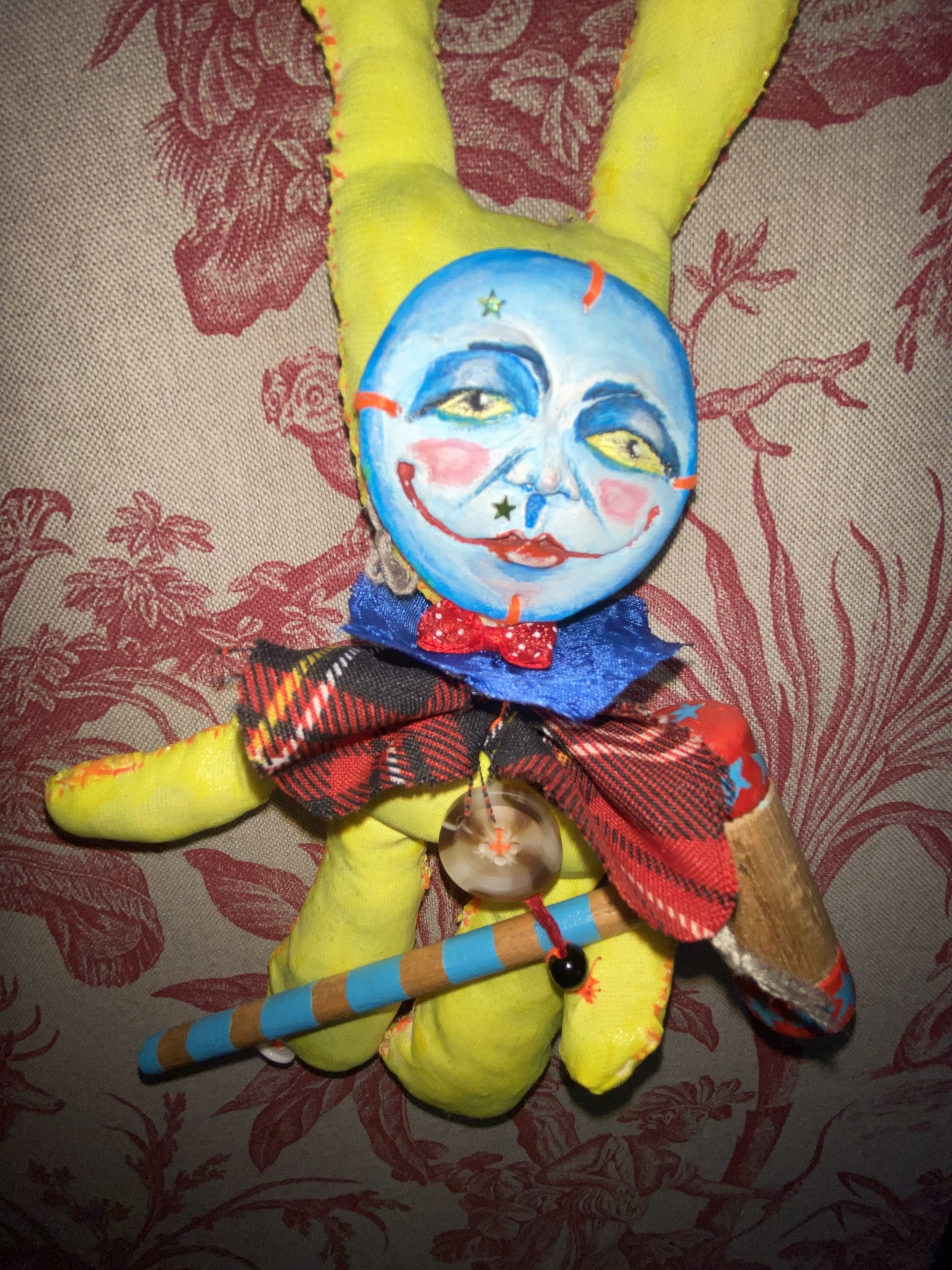 Bunny clown teddy - Imagen 3